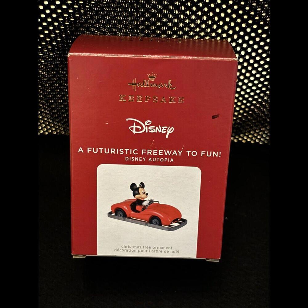 Disney Autopia Featuring Mickey Mouse - Hallmark Keepsake Ornament 2021 Edition